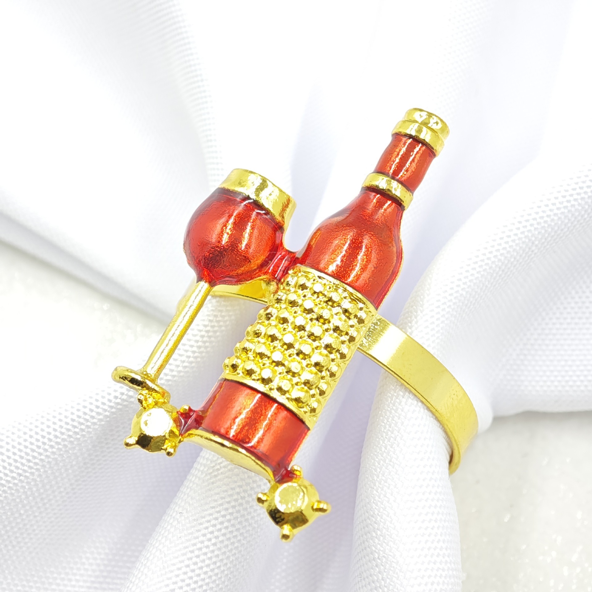 Wine Bottle Napkin Rings