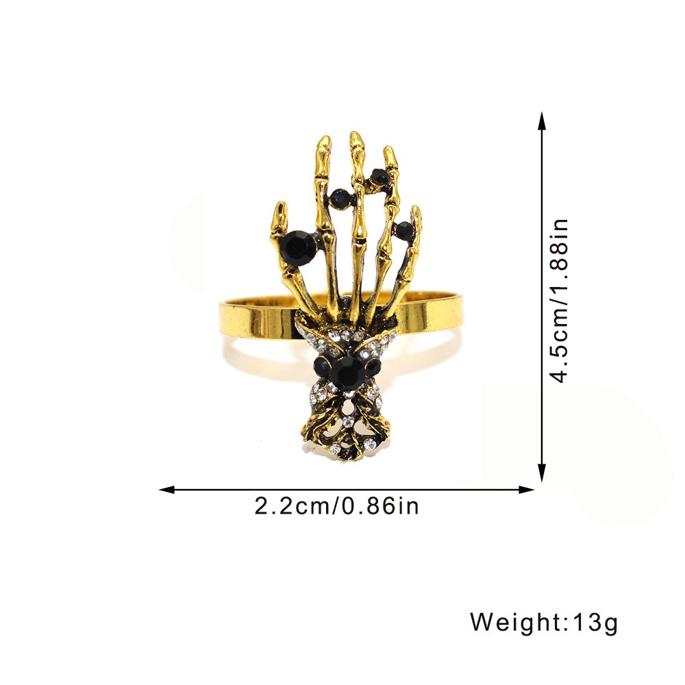 Skeleton Hand Napkin Rings