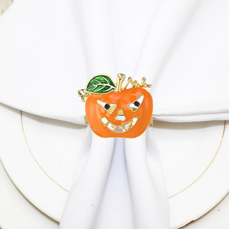 Orange Pumpkin Napkin Rings