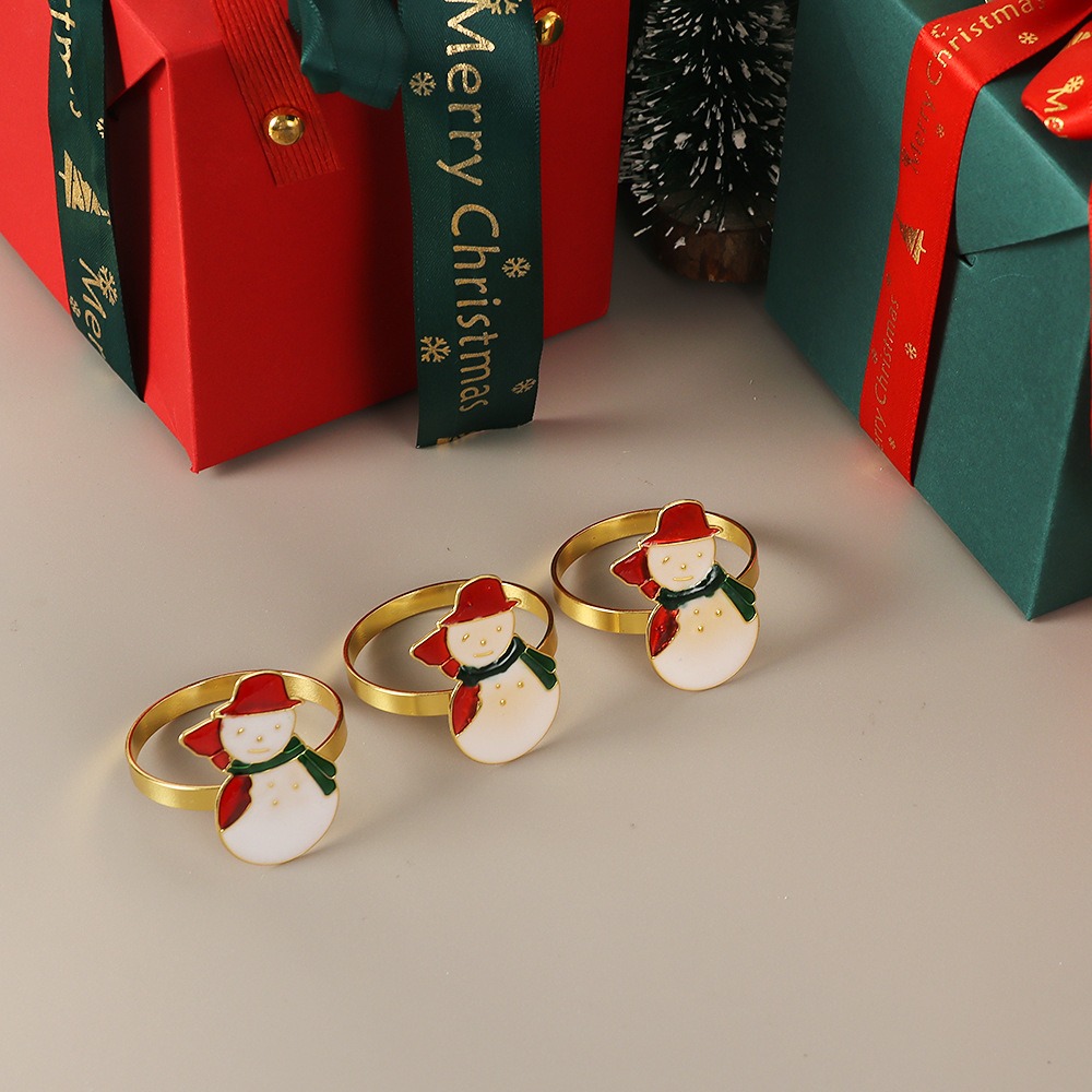 Snowman Napkin Rings