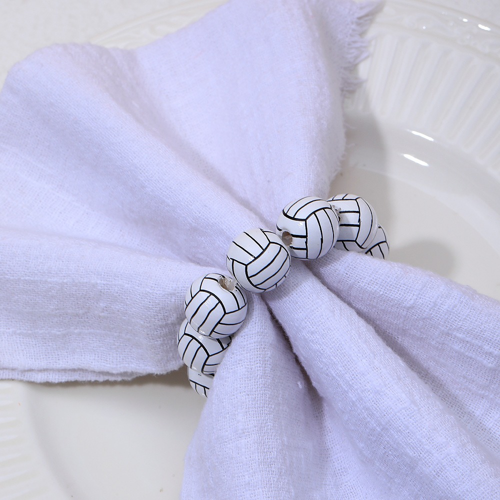 Volleyball Napkin Rings