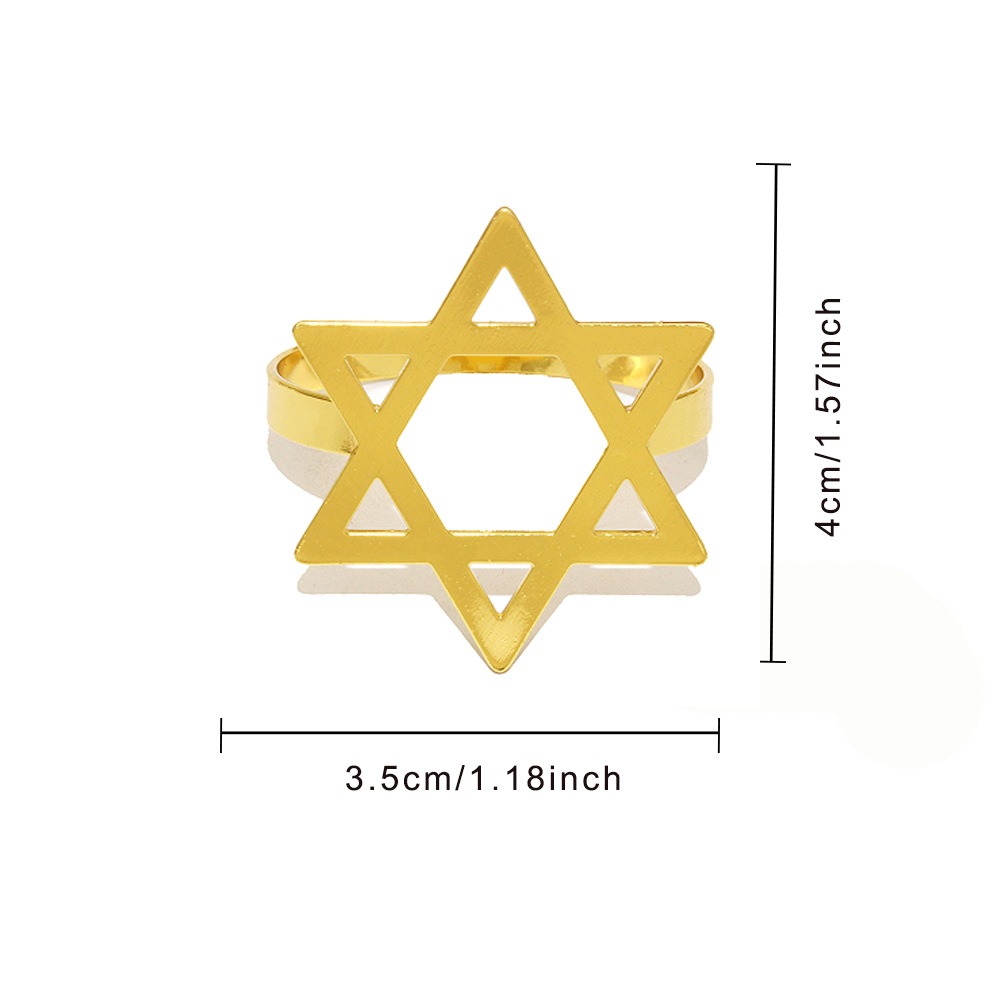 Hexagram Napkin Ring