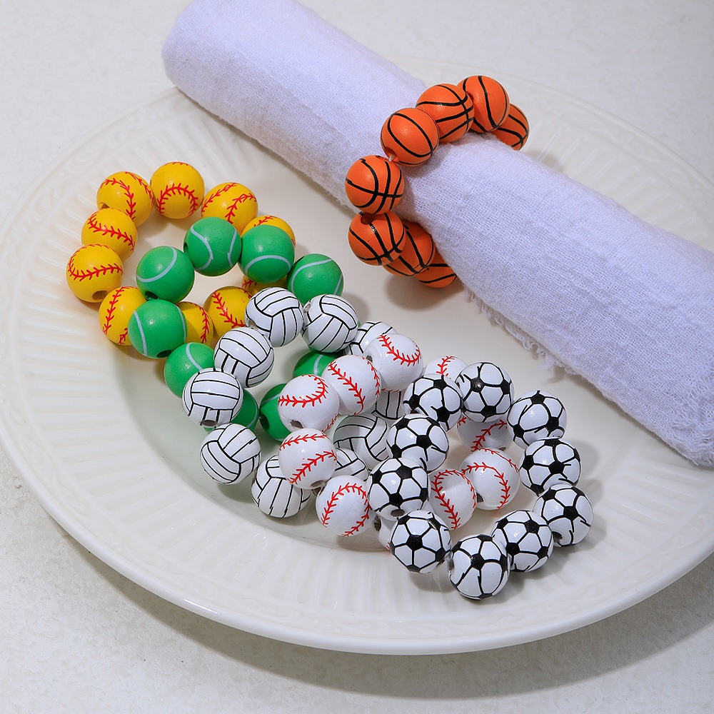 Volleyball Napkin Rings