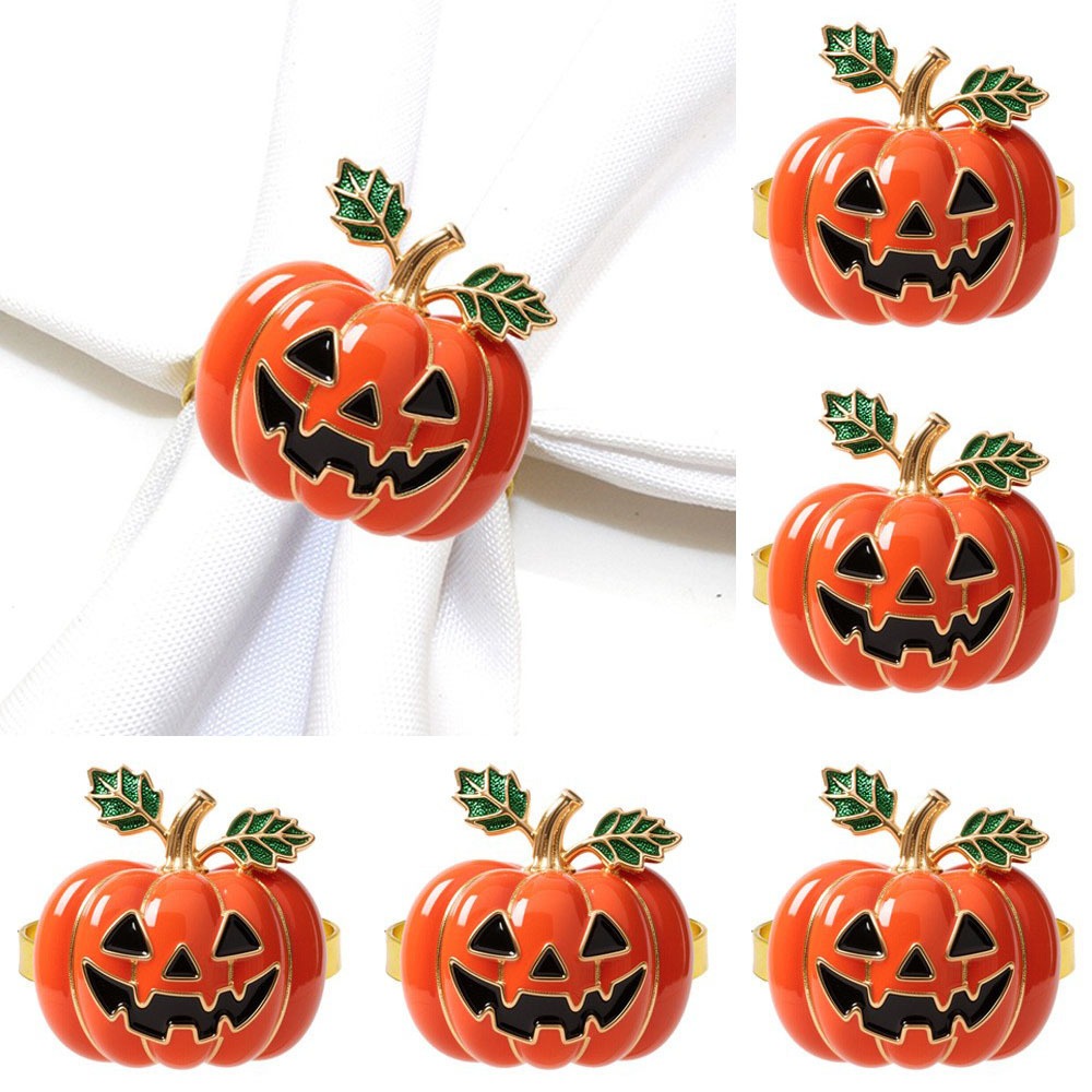 Halloween Pumpkin Napkin Rings
