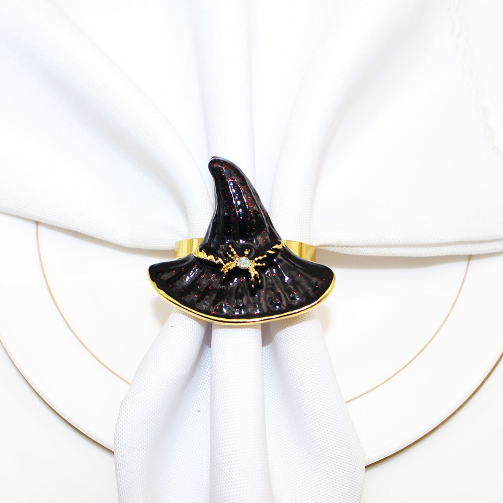 Witch Hats Napkin Rings for Halloween