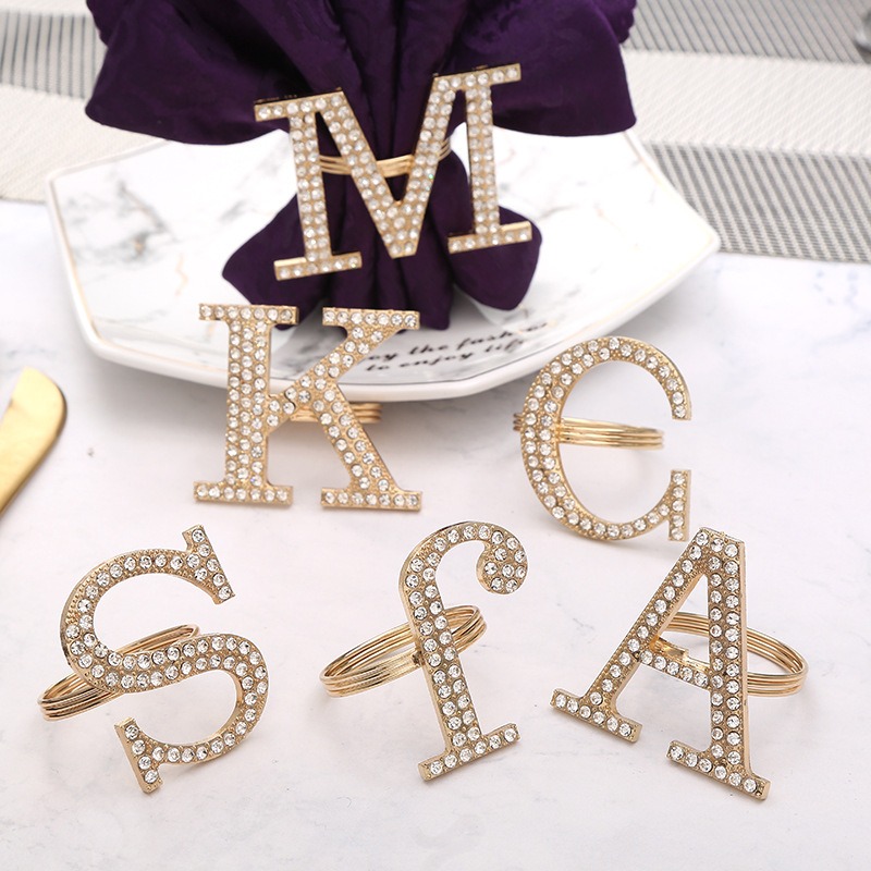 Monogrammed Napkin Rings