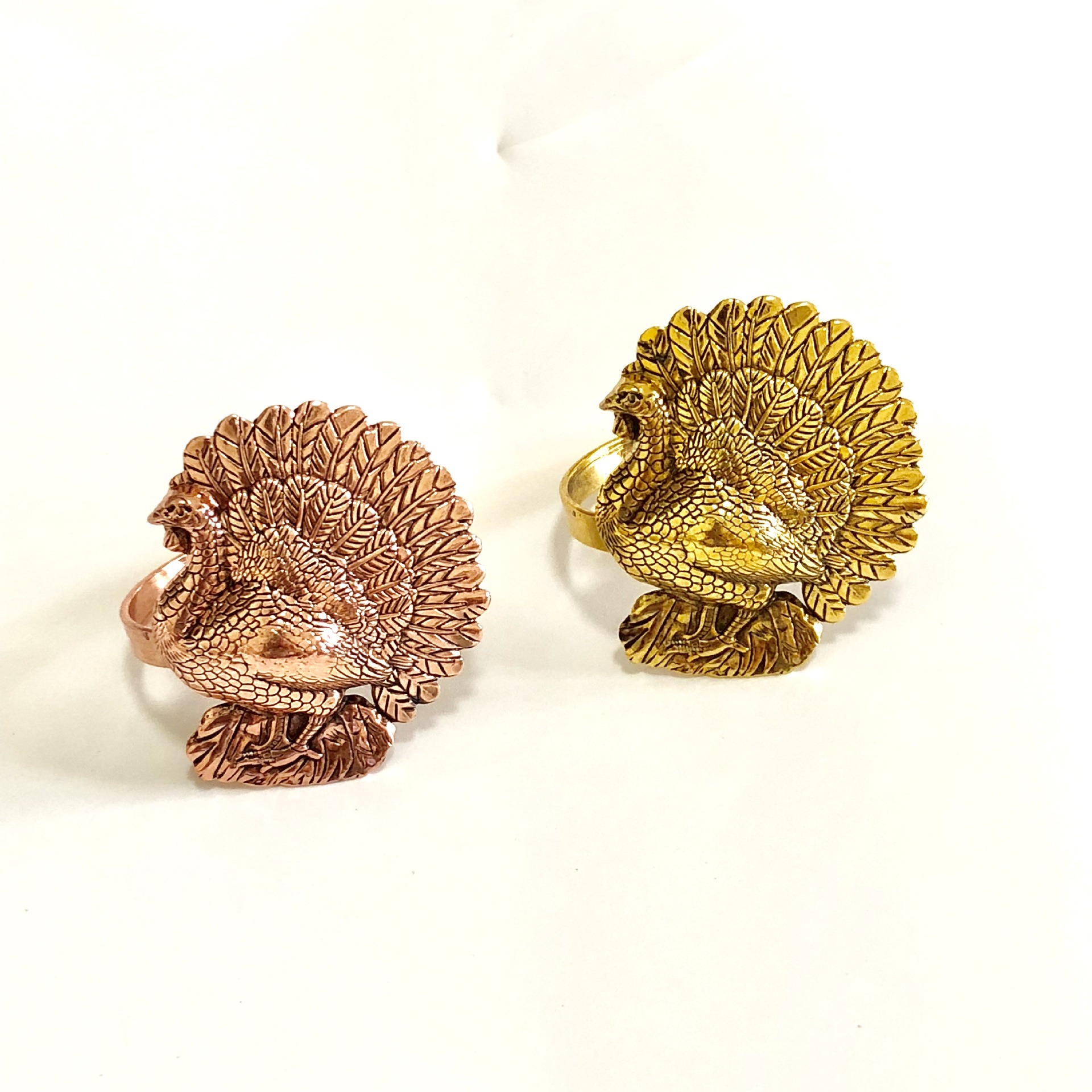 Peacock Napkin Rings