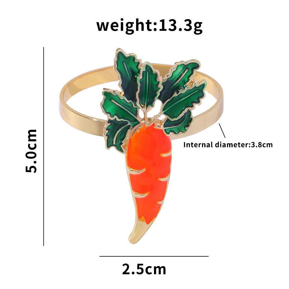 Carrot Napkin Rings