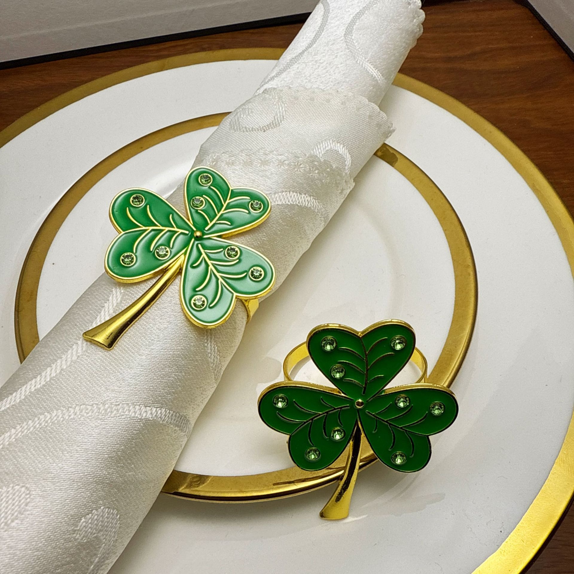 Shamrock Napkin Rings