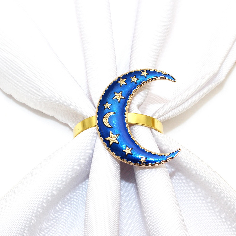 Blue Moon Hanukkah Napkin Rings