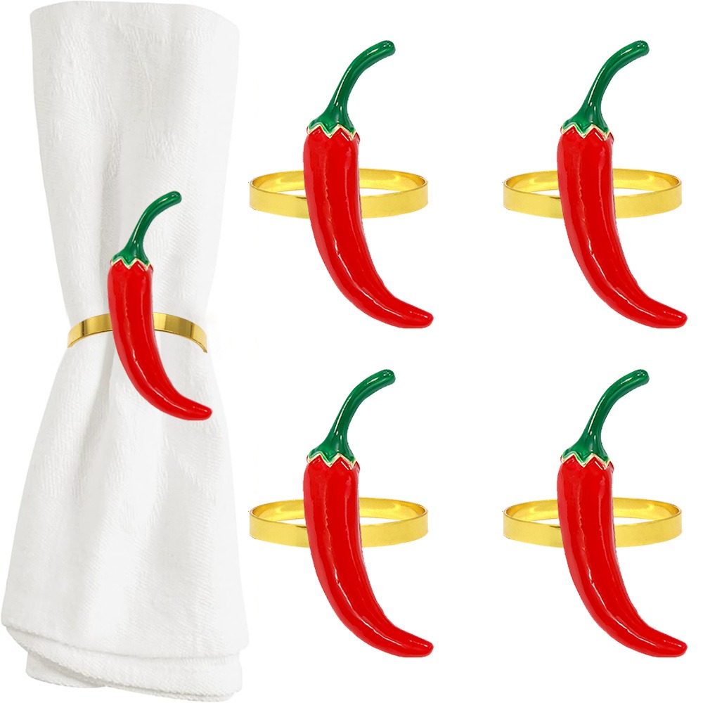 Chili Pepper Napkin Rings