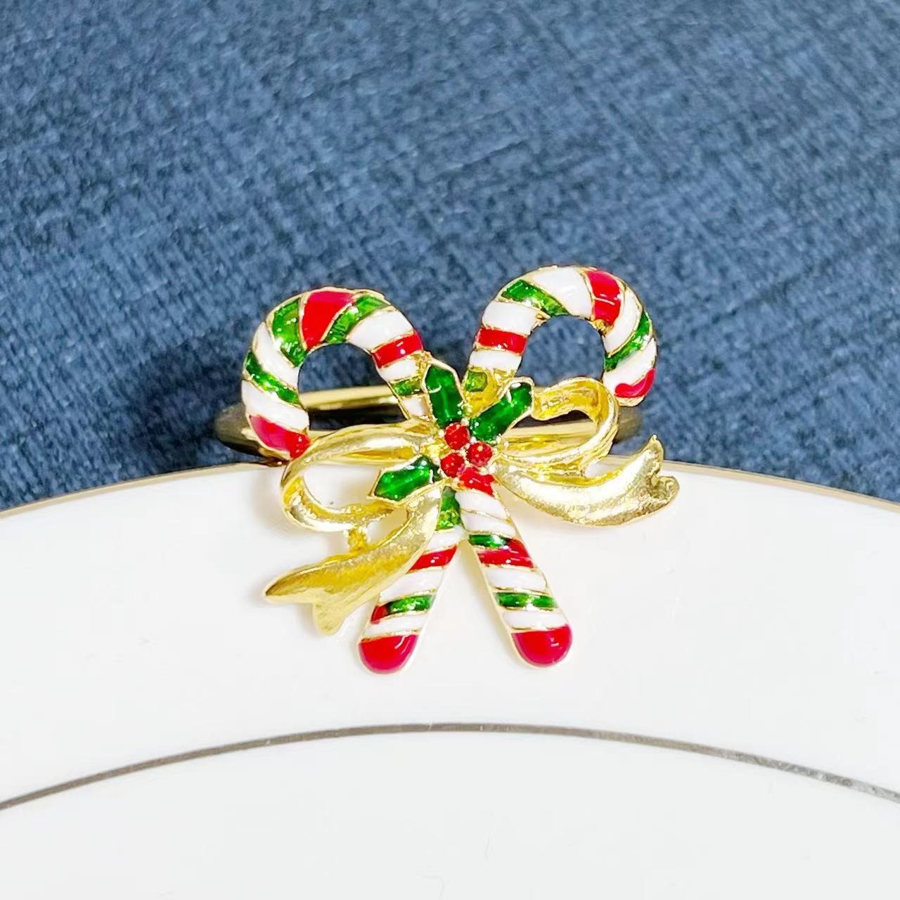 Candy Cane Napkin Rings