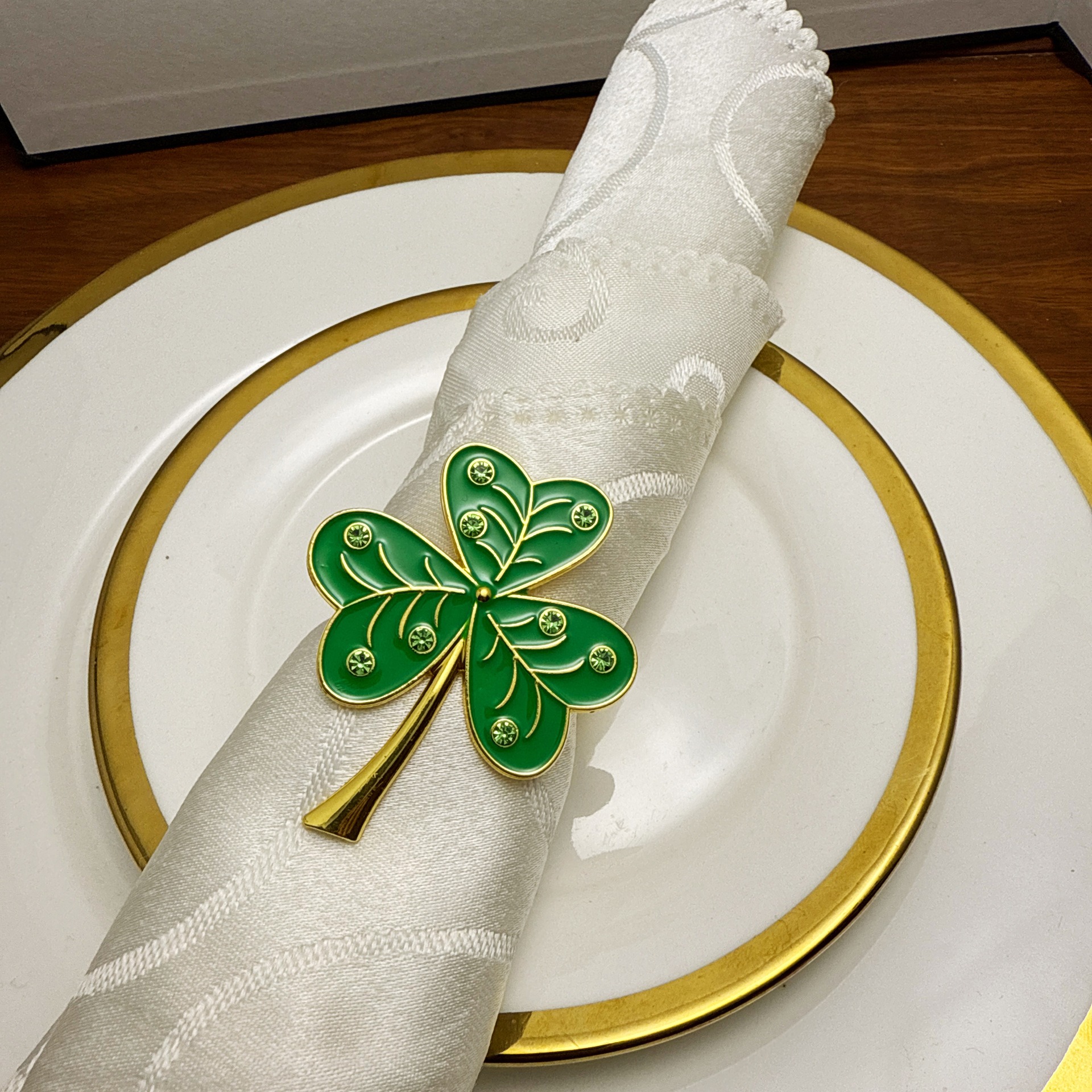 Shamrock Napkin Rings