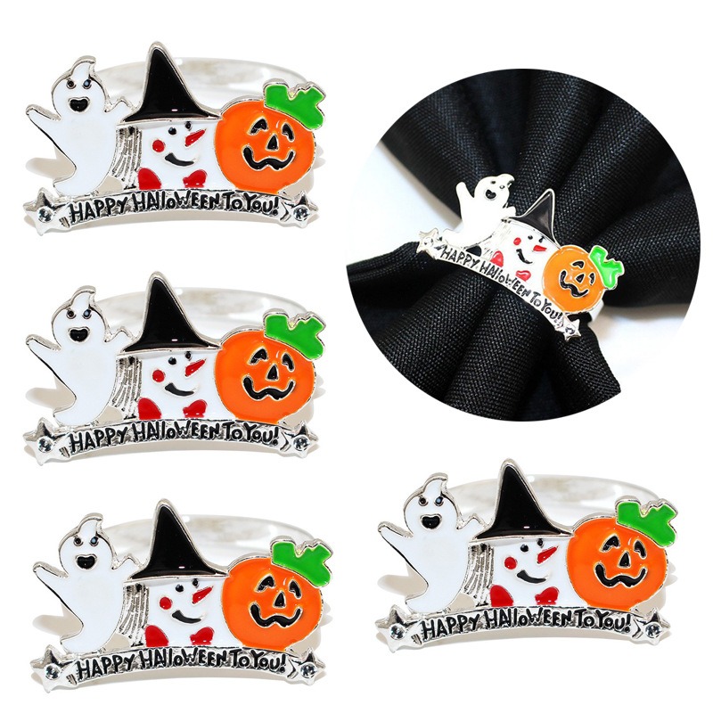 Ghost Napkin Ring for Halloween