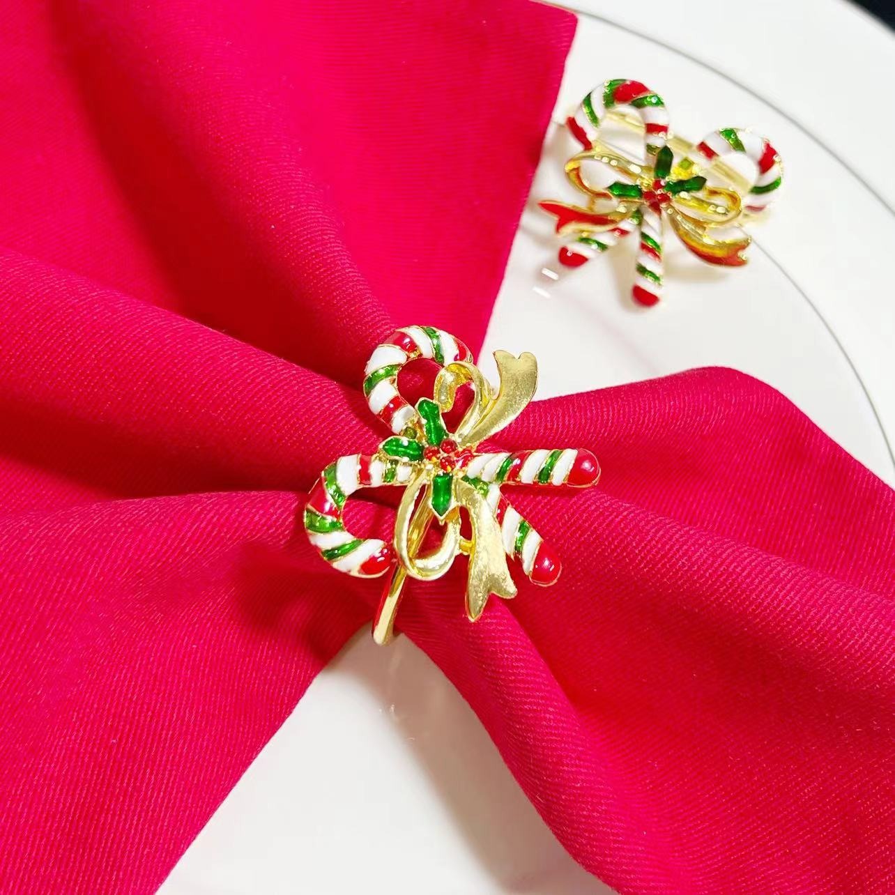 Candy Cane Napkin Rings