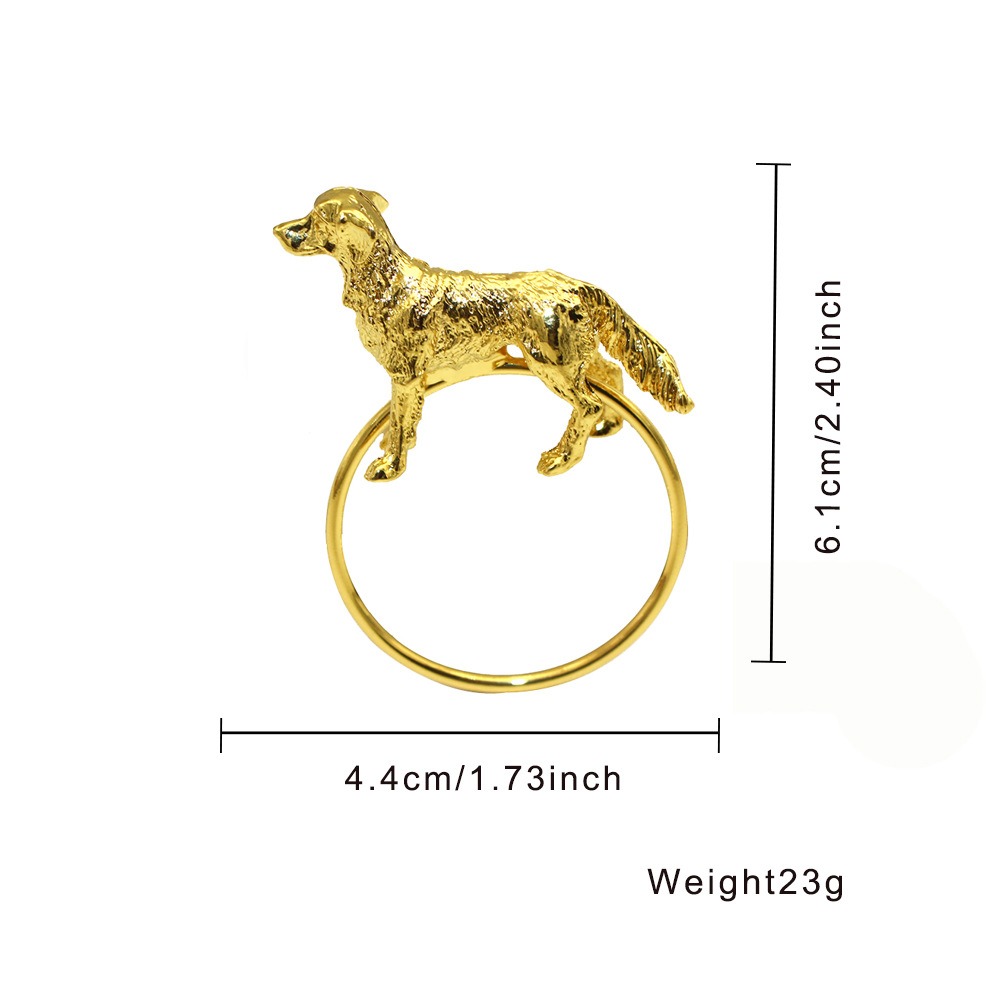 Dog Napkin Rings
