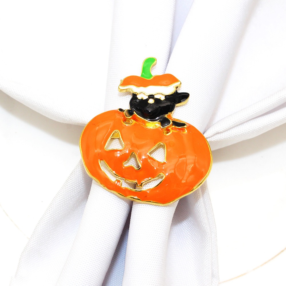 Halloween Pumpkin Napkin Rings