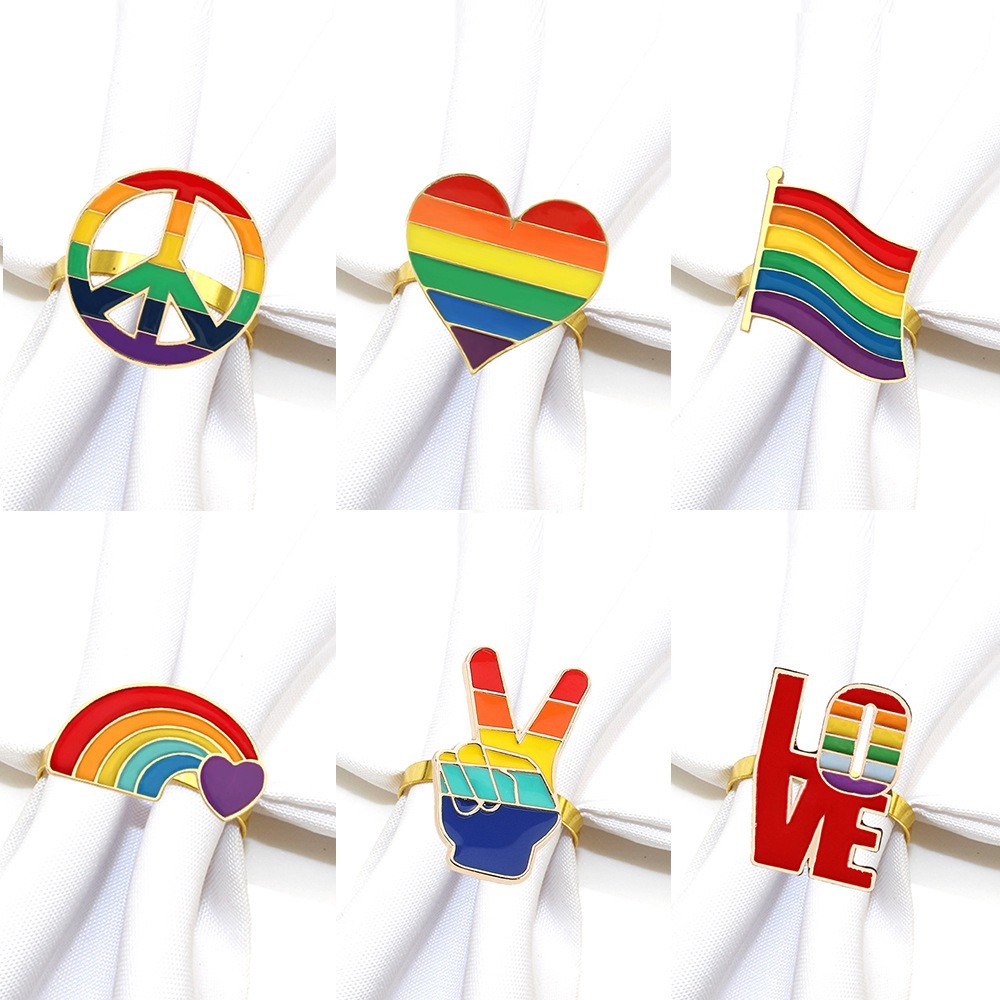 LGBT Napkin Rings