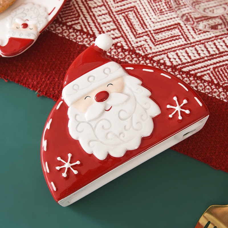 Ceramic Santa Napkin Holder