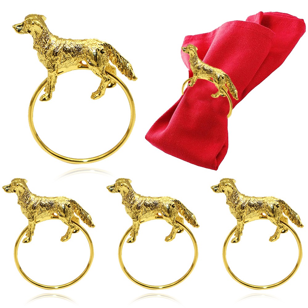 Dog Napkin Rings