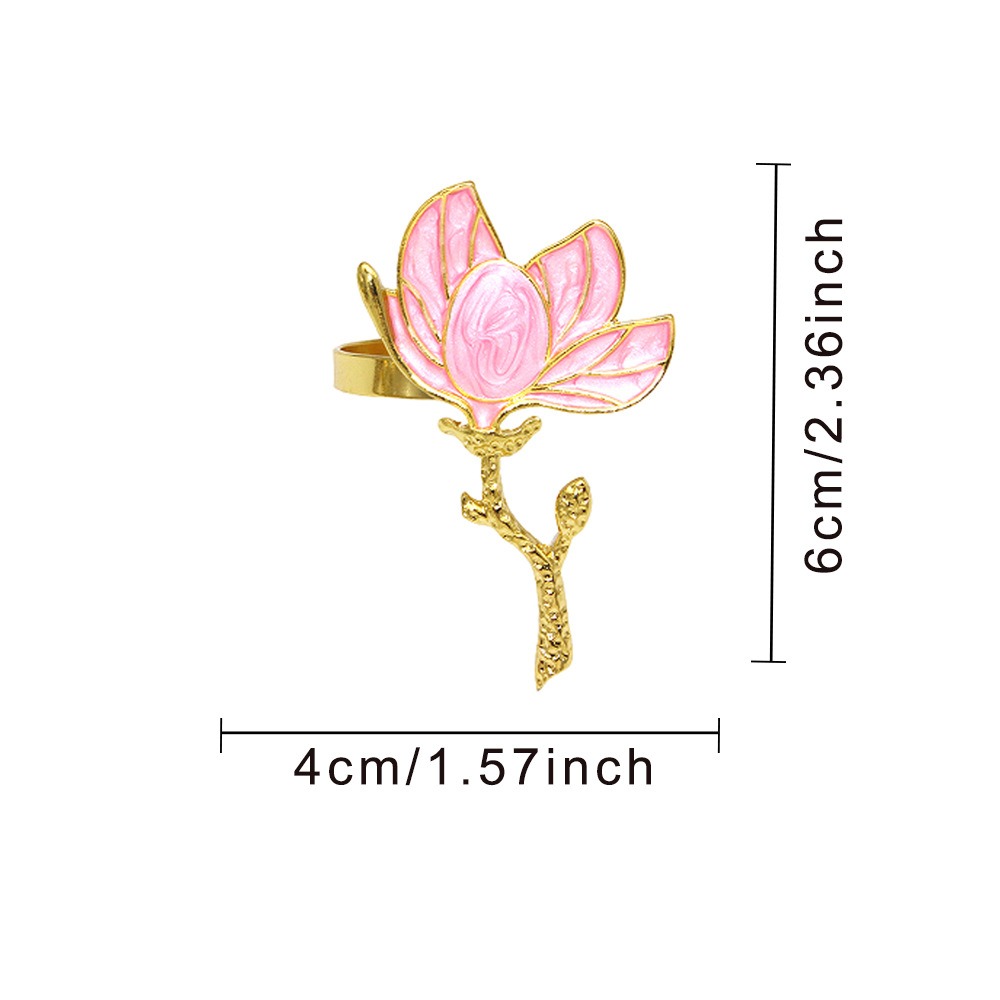 Orchid Napkin Rings