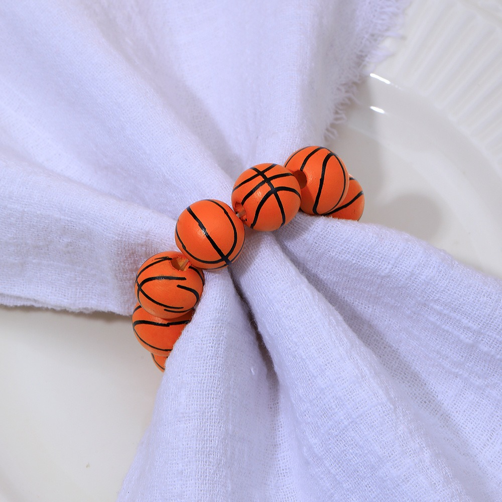 Basketball Napkin Rings