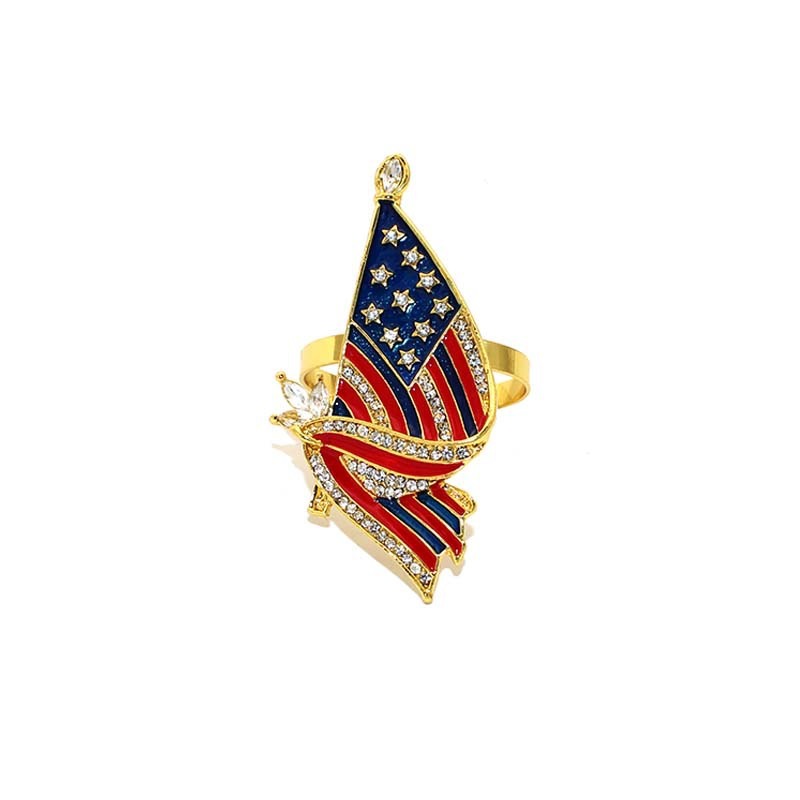 United States Flag Napkin Rings