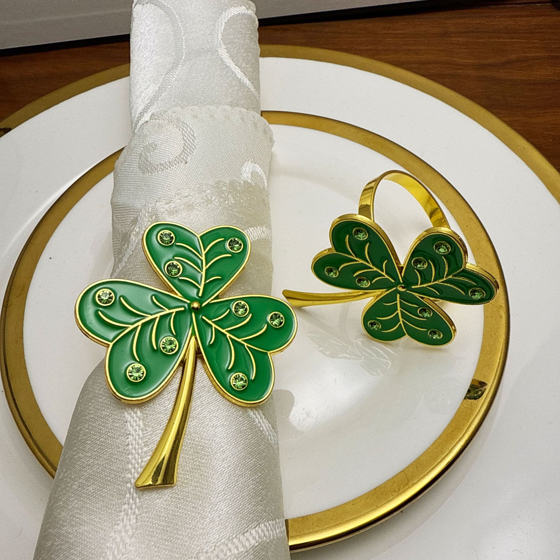Shamrock Napkin Rings