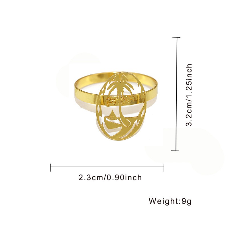Coconut Trees Napkin Ring