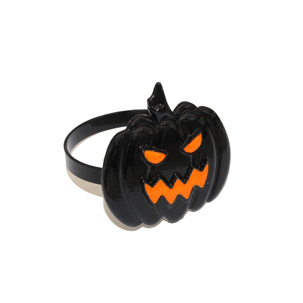 Black Pumpkin Napkin Rings
