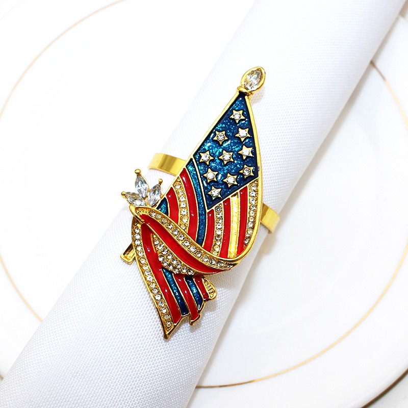 United States Flag Napkin Rings