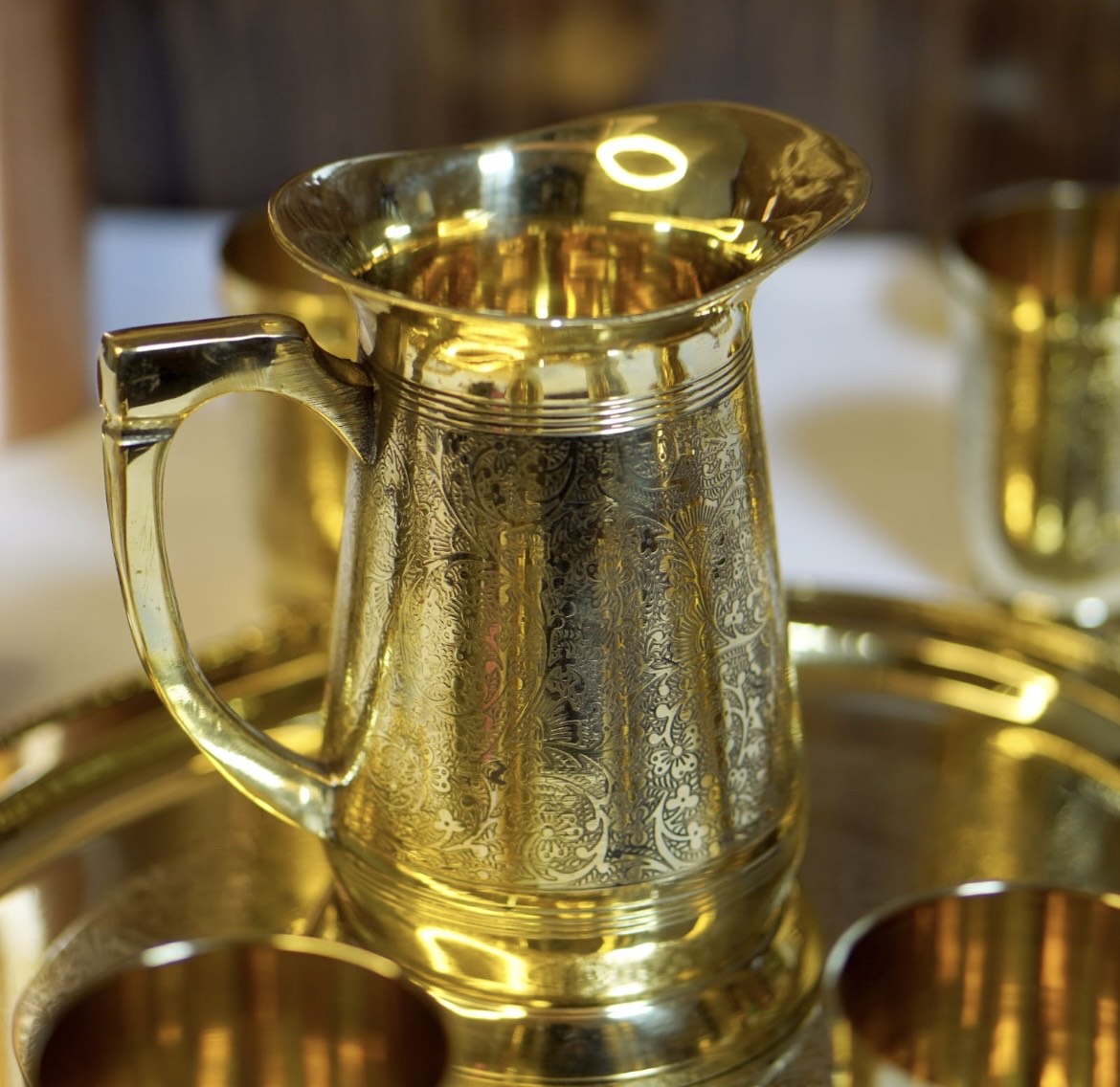 Brass Lemon Set