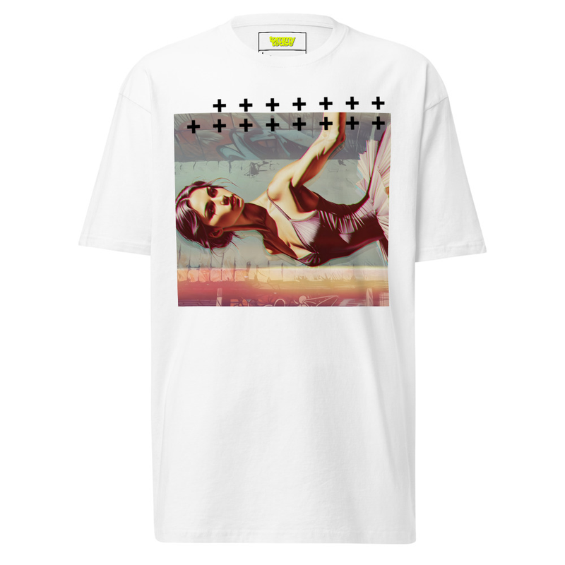 Edgy Ballerina Short Sleeve Graphic Tee