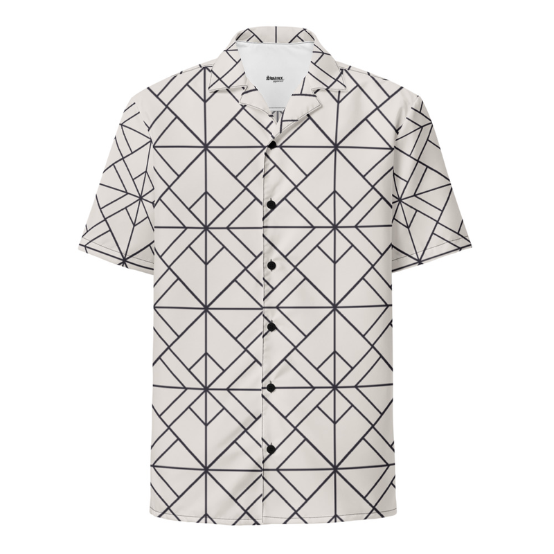 Minimal Geometric Button Shirt