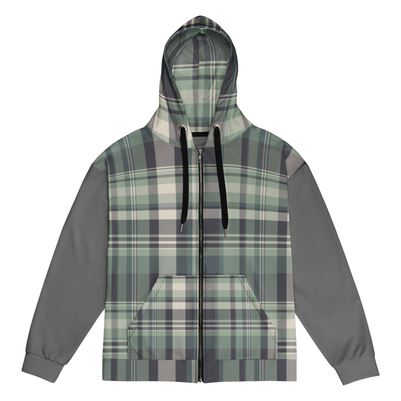 The Julian Check Zip Hoodie