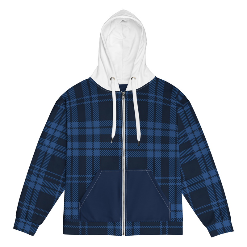 The Boden Check Zip Hoodie