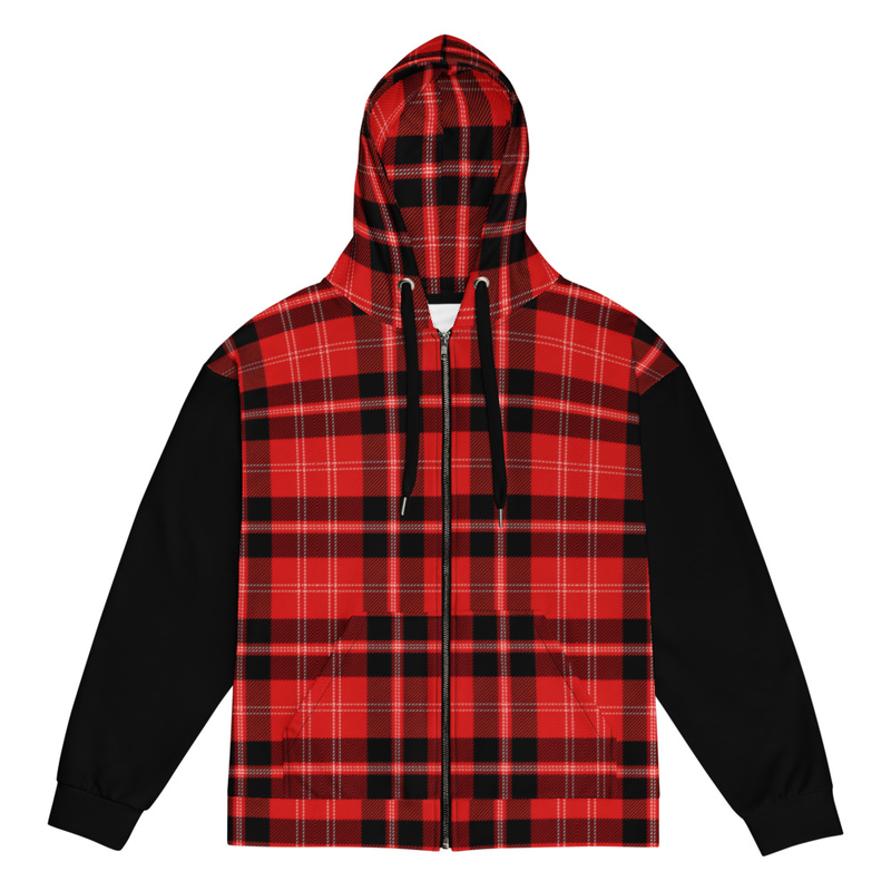 The Harrison Check Zip Hoodie