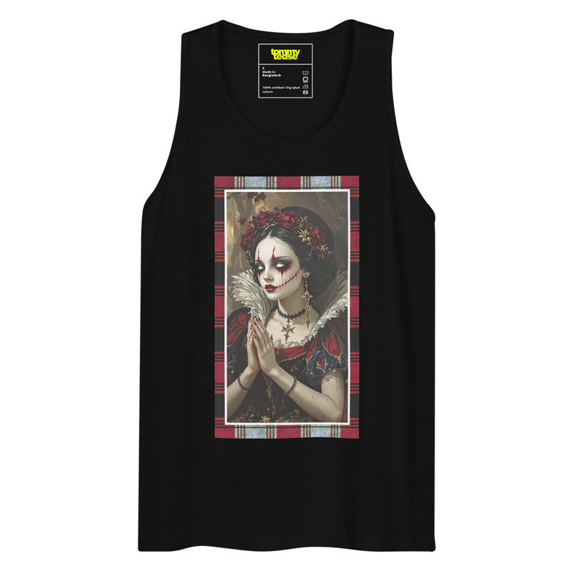 Pray for Snow Black Tank Top