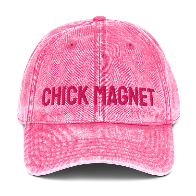 Chick Magnet Pink Vintage Hat