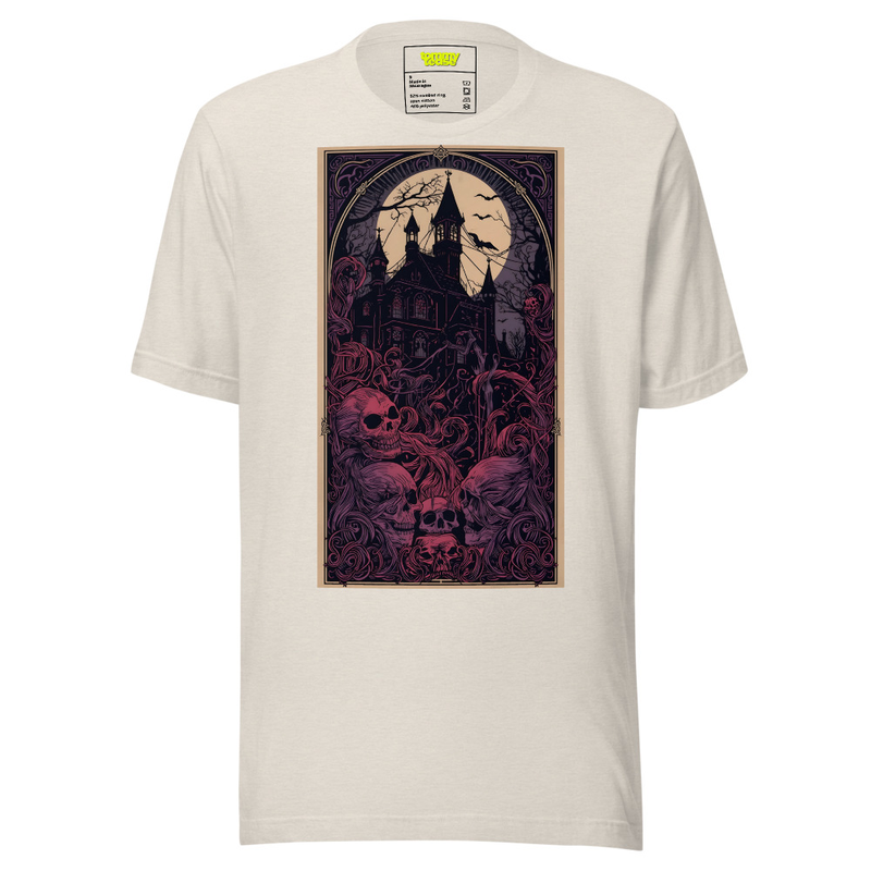 Haunted Cathedral Short Sleeve Graphic Tee