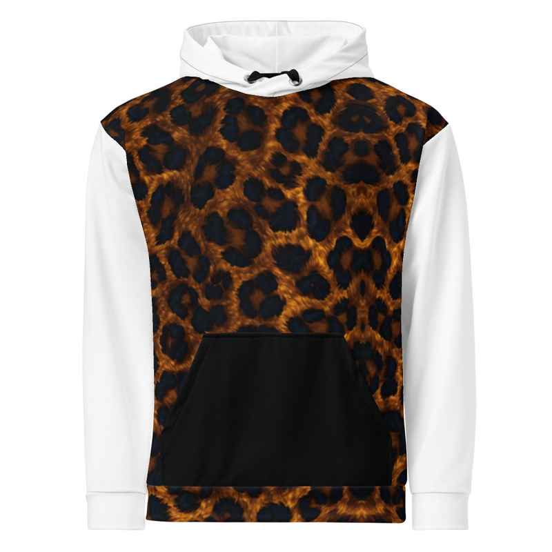 Animal Print Pullover Hoodie