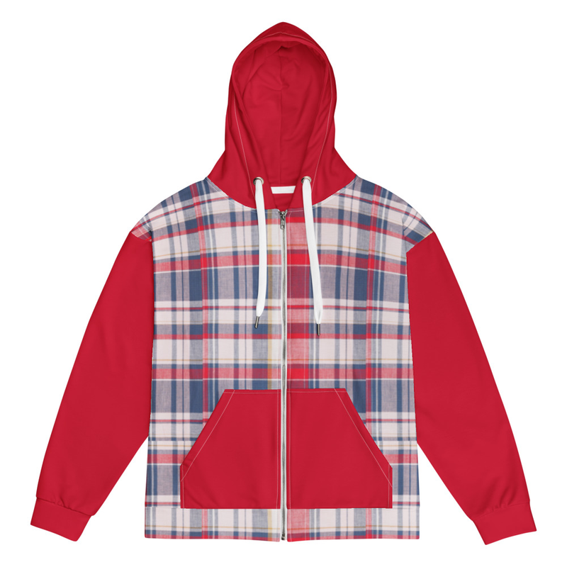 The Xavier Check Zip Hoodie