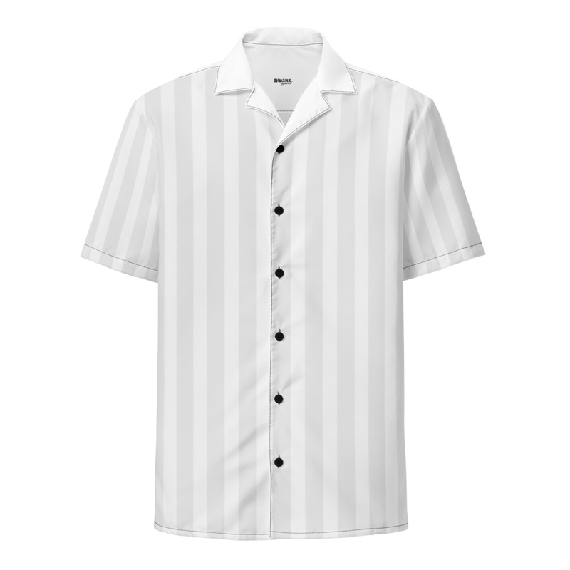 Pale Gray Striped Button Shirt