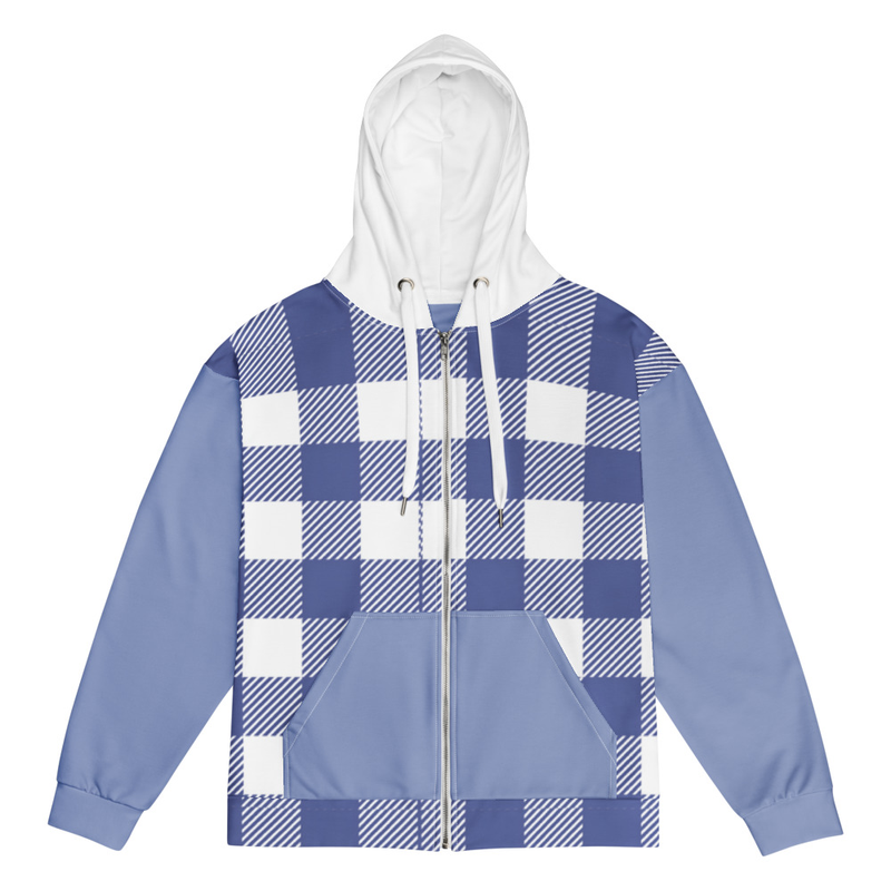 The Leon Check Zip Hoodie