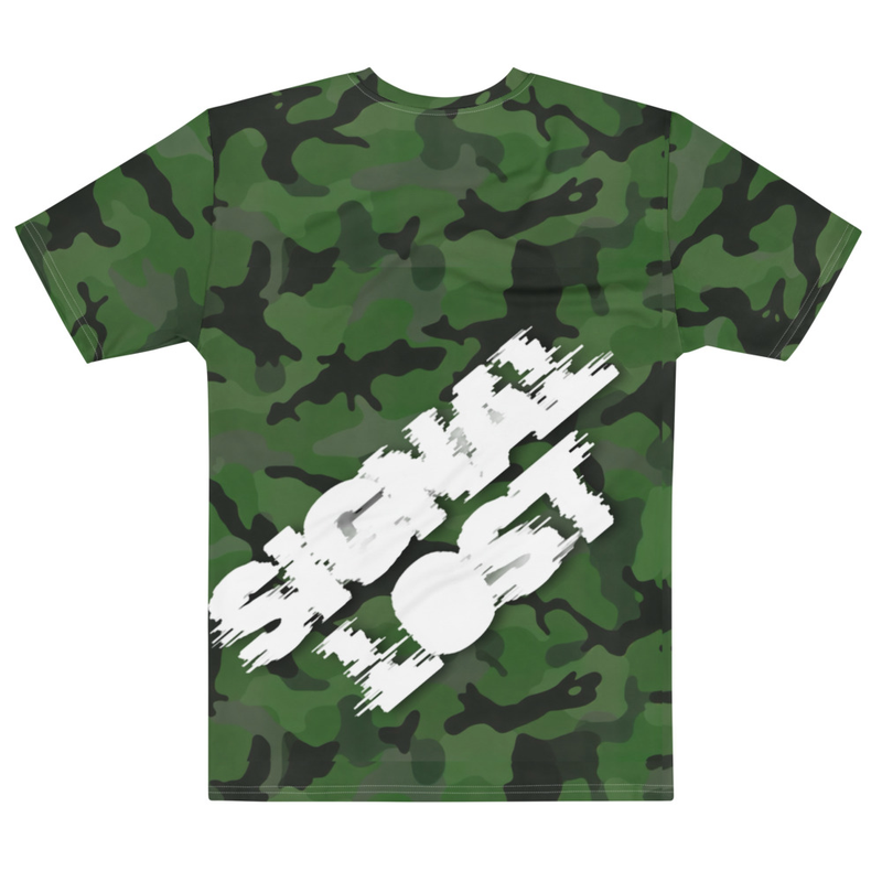Signal Lost Camo Print T-shirt