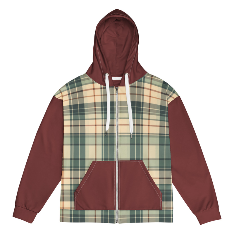 The Otto Check Zip Hoodie