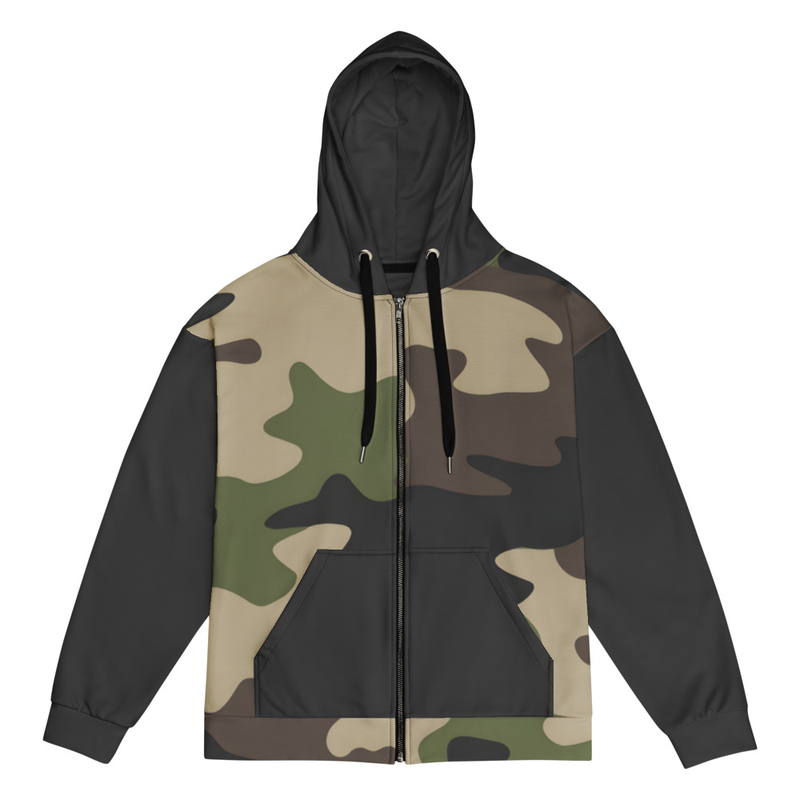 Camouflage Zip Hoodie