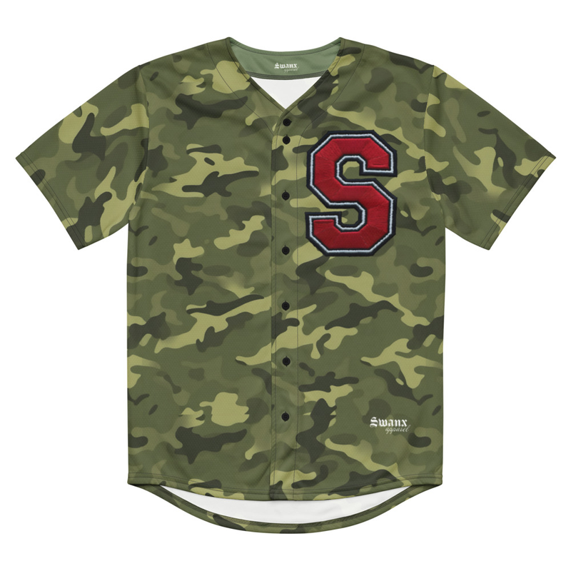 Swanx Camo American Baseball Jersey