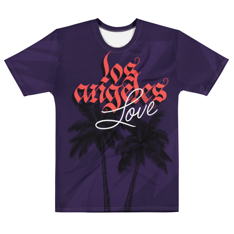 Los Angeles Love Duo Palm Tie-Dye Graphic Tee