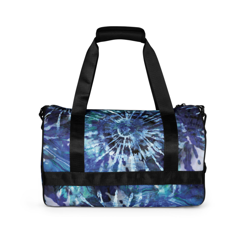 Indigo Tie-Dye Athletic Bag